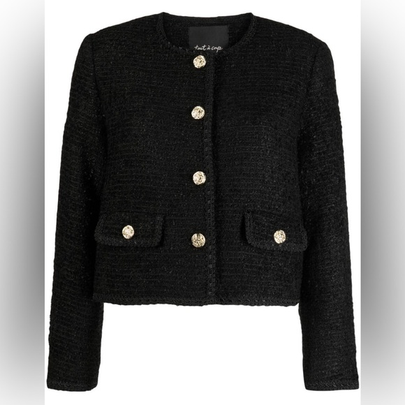 TOUT A COUP Embellished Button-Up Jacket Blazer - Picture 15 of 16